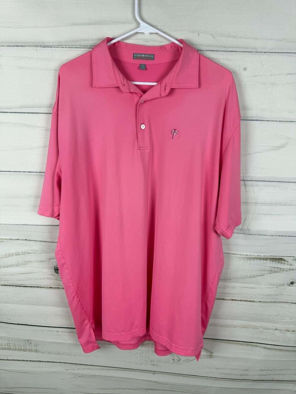 Peter Millar Summer Comfort Polo Shirt Pink XL